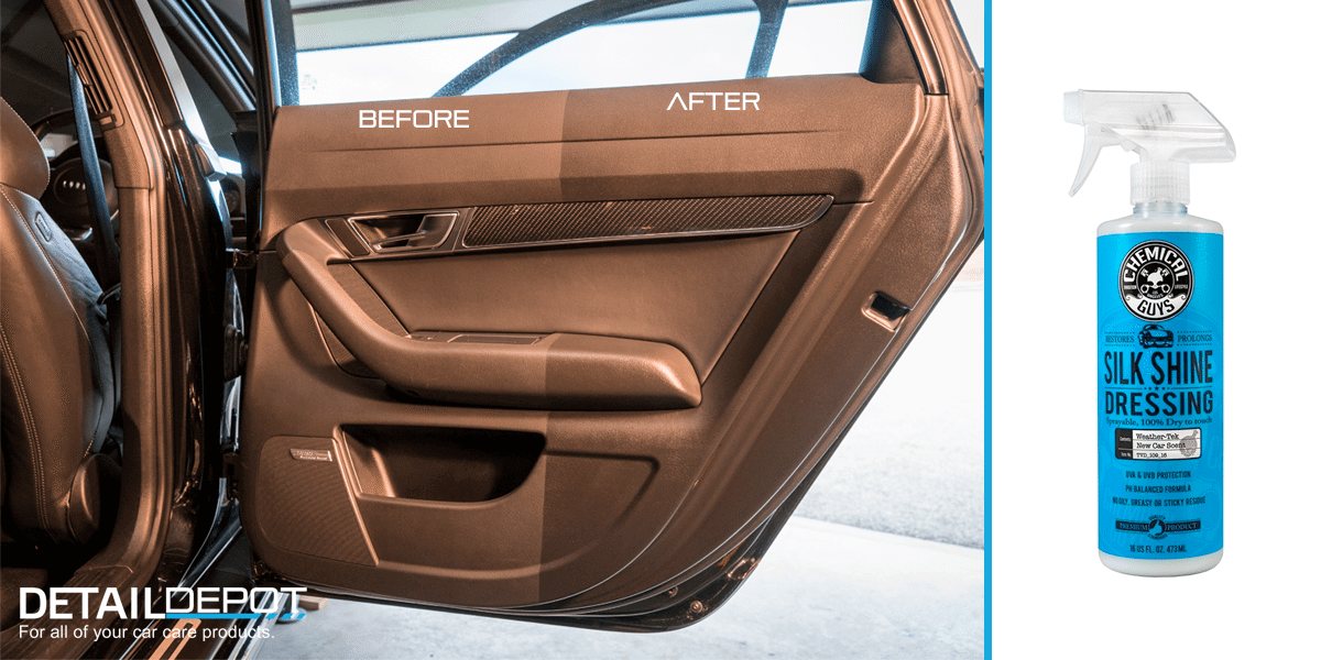 Protecting Your Interior With Silk Shine Dressing - Before & After