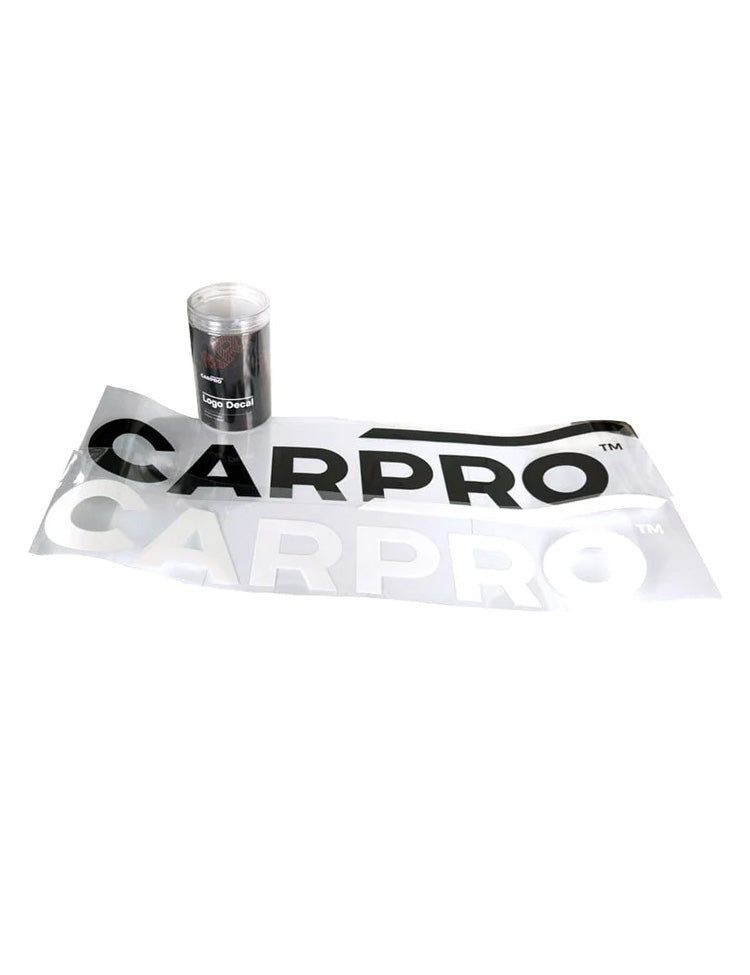 CarPro Decal Stickers - 1 x Black and 1 x White