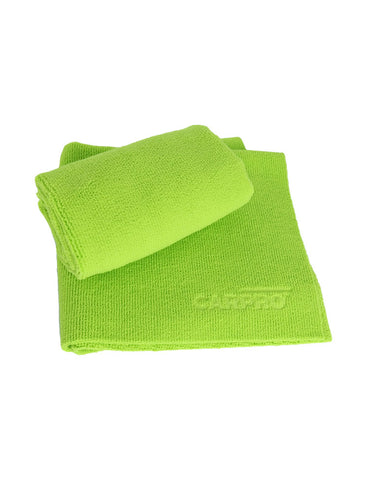 CarPro - 2 Face - GREEN - No Lint 320gsm Microfiber Towel - 40 x 40cm