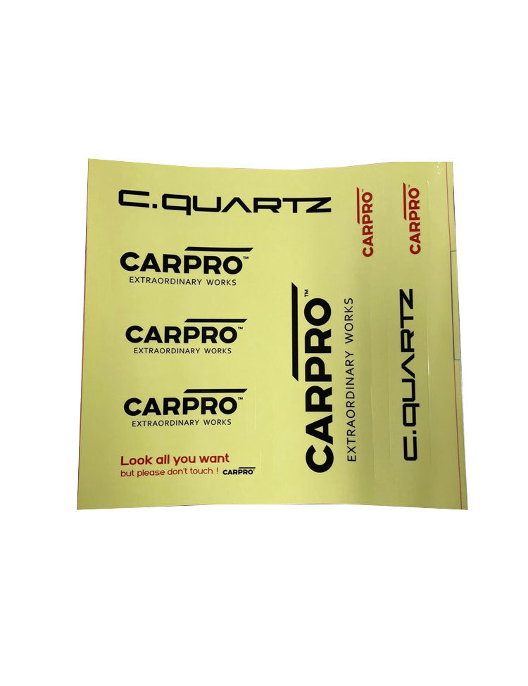 CarPro Sticker Sheet