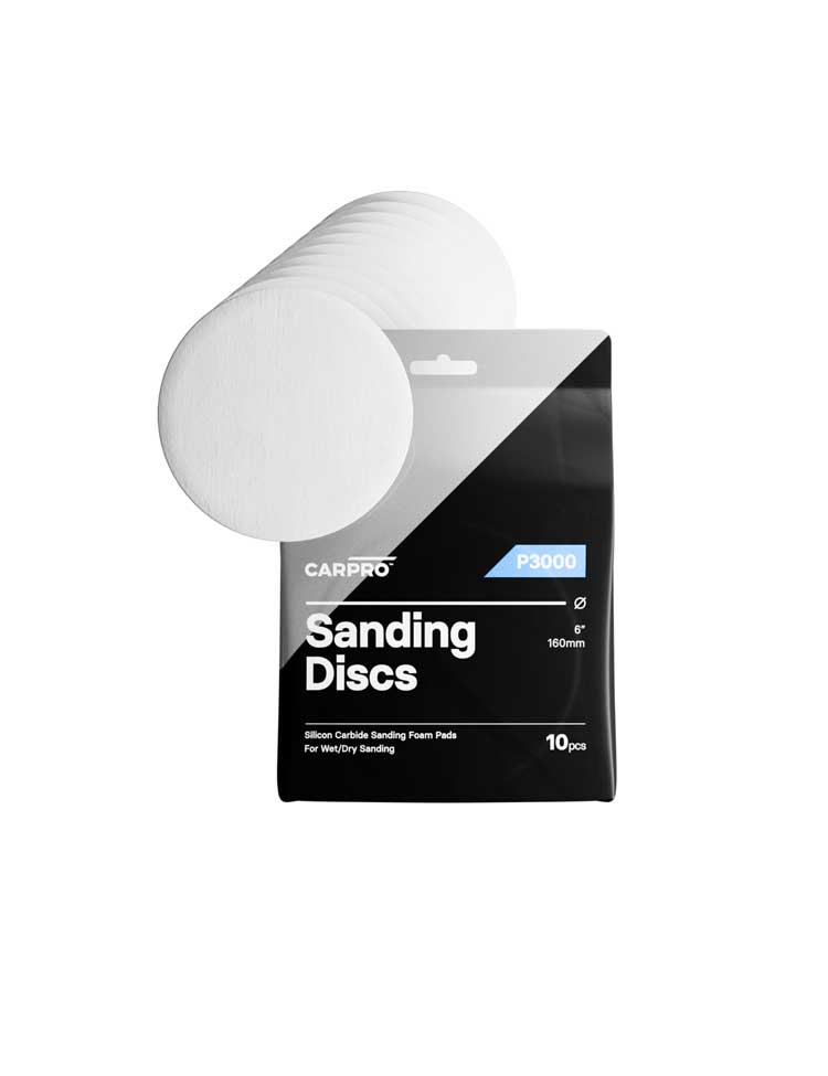CarPro - 1500 / 2000 / 3000 Silicon Carbide Wet & Dry Sanding Disc - 76mm / 3 Inch