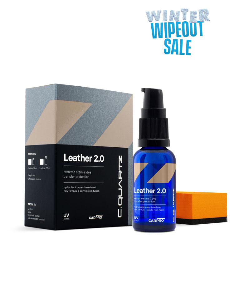CQuartz Leather 2.0 - Leather & Vinyl Protection - 50ml Kit