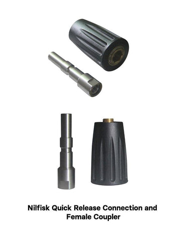 MJJC - Heavy Duty Snow Foam Lance Connection - Nilfisk Quick Release and Female Coupler