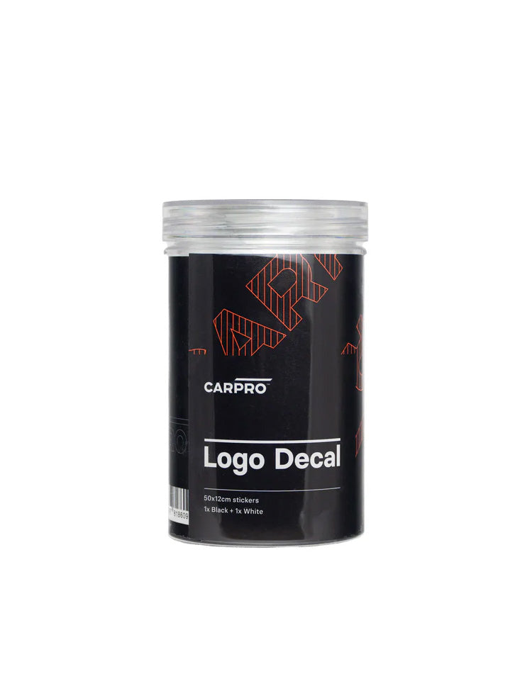 CarPro Decal Stickers  - 1 x Black and 1 x White