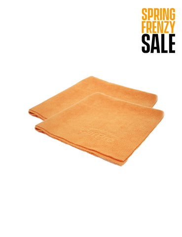 Terry Cloth Short Weave Microfiber - 40cm x 40cm - Orange