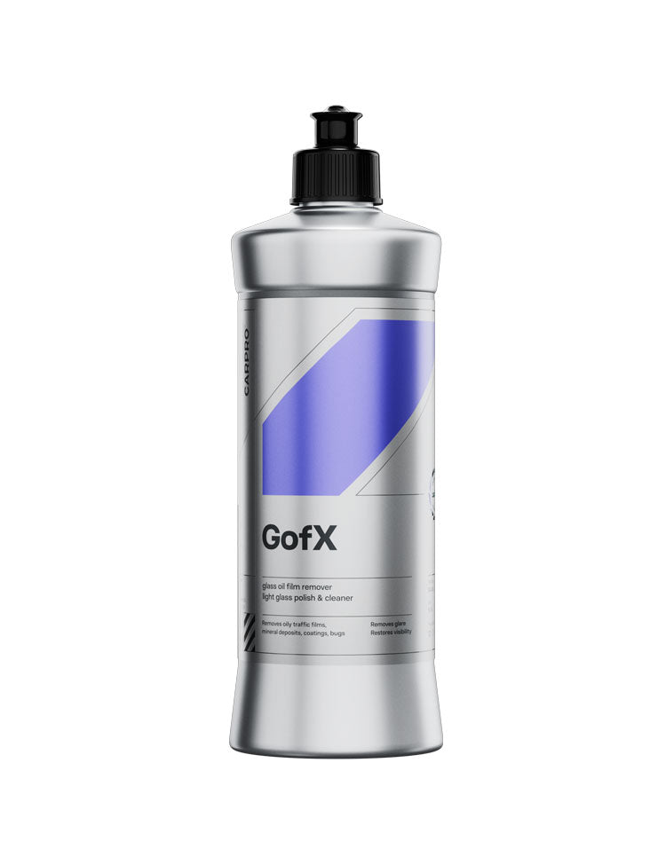 GofX - Glass oil film remover / light glass polish & cleaner - 500ml