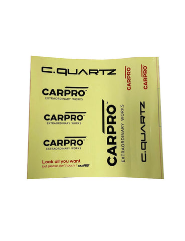 CarPro Sticker Sheet