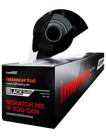 Immortal PPF - BLACK Gloss Paint Protection Film - 1524mm (60inch) x 15 metres (50ft)