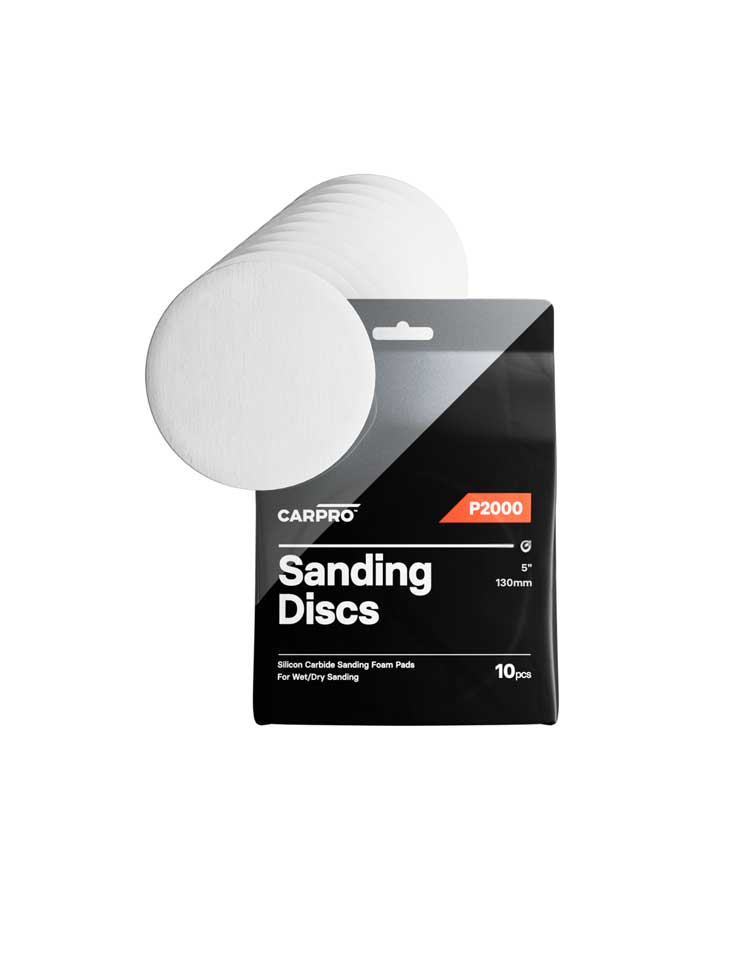 CarPro - 1500 / 2000 / 3000 Silicon Carbide Wet & Dry Sanding Disc - 130mm / 5 Inch