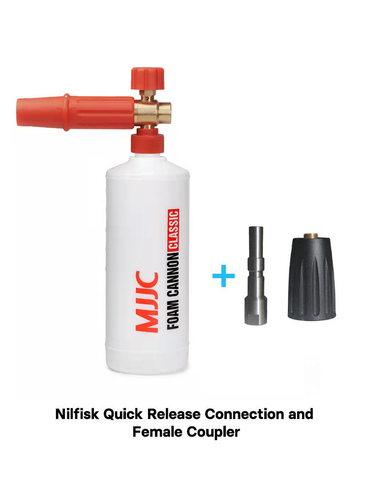 Foam Cannon Classic with Nilfisk Quick Release Connection and Female Coupler