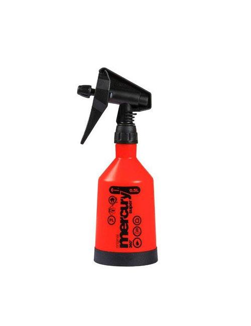 Mercury Pro + Super 360 Double Action Spray Bottle - 500ml - Orange - (Viton Seals) pH Range: 6 to 8 (pH Neutral)
