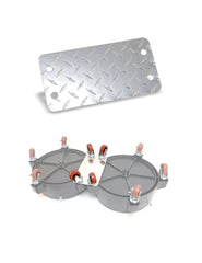 MJJC - Bucket Dolly Connection Plate (2 Bucket Wash)