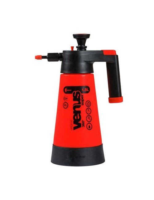 Venus PRO+ Super 360 - Pressure Sprayer - 1.5 Litres - Orange - (Viton Seals) pH Range: 6 to 8 (pH Neutral)